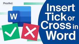 Insert a Check or Cross in MS Word for Mac [upl. by Gona684]