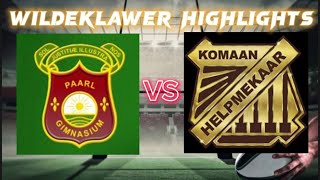 WILDEKLAWER HIGHLIGHTS  Paarl Gim vs Helpmekaar u16A  2023 [upl. by Tunnell]