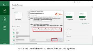 How to Activate MS Office by Phone with get CID Web [upl. by Lyontine]