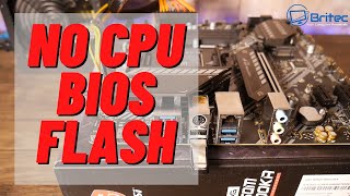 How to Flash Your BIOS Without a CPU RAM or GPU [upl. by Fini242]