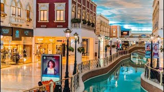 Villaggio Mall Doha Qatar Walking Tour  Qatar No 1 Mall [upl. by Vallo]