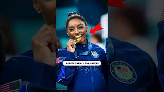 Simone Biles REPLY to HATERS olympics2024 blackathletes [upl. by Cohlette]