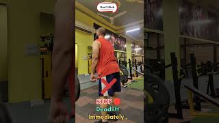 When We should STOP Deadlift 💪🏻 STOP Deadlift Immediately If Back Rolls 🔥Deadlift Precaution [upl. by Eralc]