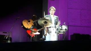 Josh Groban playing drums Straight To You Tour Houston May 14th [upl. by Kayle]