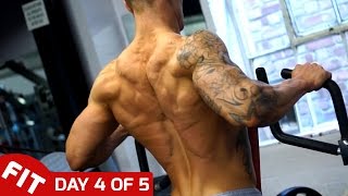 BACK amp BICEPS  ROSS DICKERSON DAY 4 OF 5 DAY SPLIT [upl. by Dotty]