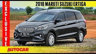 2018 Maruti Ertiga  Exclusive First Drive Review  Autocar India [upl. by Hayse914]