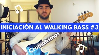 Iniciación al WALKING BASS o BAJO CAMINANTE FÁCIL  Parte 3 Cromatismos  Luca Macchioni [upl. by Attenra541]