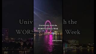 🇬🇧 Unis with the WORST Freshers Week university students studentlife student ranking knowledge [upl. by Orr417]