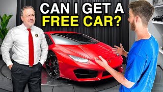 I Asked 100 Dealerships for a Free Car [upl. by Lowney325]