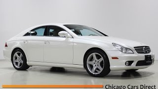 Chicago Cars Direct Presents a 2008 MercedesBenz CLS550 CLSClass Diamond White Edition [upl. by Ateekan]