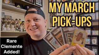 My March Card Pickups A Rare Clemente Venezuelan Card amp Trade [upl. by Adnorhs352]