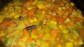 হোটেল স্টাইলে সবজি রান্না রেসিপি Bangladeshi Restaurant style vegetables recipe [upl. by Suravart615]