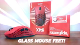 Do Glass Mouse Feet Make a Difference Pulsar Xlite Wireless amp Superglide Review [upl. by Forland564]