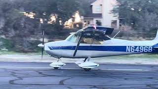 Christian landing cessna 172 Lakeway 2024 [upl. by Winnah]