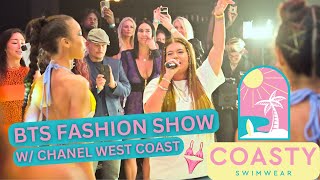 BTS Chanel West Coast LIVE at Coasty Swim Fashion Show Extravaganza 👙 [upl. by Dlnaod]