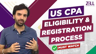 US CPA Eligibility Criteria and Registration Process ZellEducation [upl. by Nachison]