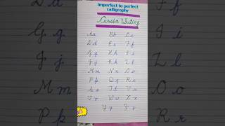 cursive small and capital alphabet letters writingletters [upl. by Gregoor]