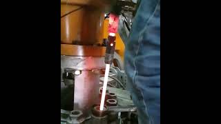 Turbine valve tightening with special heating tool [upl. by Julio]