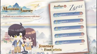 ENG Zayne Journey Footprint  Event Story  Love And Deepspace  Mountain Journey [upl. by Leilamag]