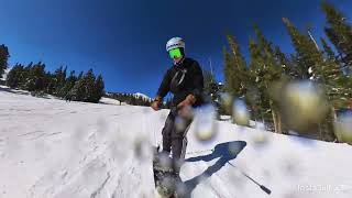 Quick snowskate run at Breckenridge Colorado [upl. by Andre]