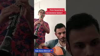 🌹Aşk Sana BenzerKlarnetGitar Cover🌹 [upl. by Ahtnahc]