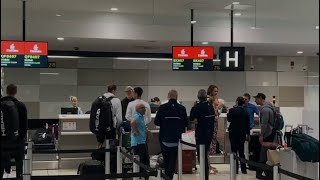 EXCLUSIVE Djokovic Zverev amp Tsitsipas Leave Australia Together [upl. by Bullion892]