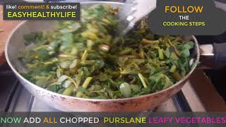 Purslane Plant Verdolagas Chutney Recipes How To Cook Purslane Weed [upl. by Llenroc886]