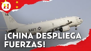 ¿China declarará guerra Pekín despliega fuerzas de advertencia tras paso de avión de EU por Taiwán [upl. by Alyacim]