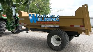 6 Ton Farm  Construction Dump Trailer from Berkelmans Welding amp Manufacturing [upl. by Nitza]