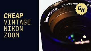 Nikon 3570mm f35 AIS – Vintage Lens Review  GEAR HEAD [upl. by Heidie]