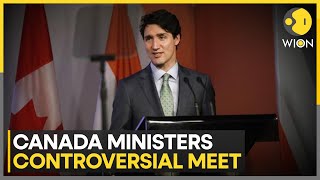 Canada Ministers Controversial Meeting  Justin Trudeau  World News  WION [upl. by Dru]