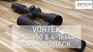 Vortex 624x50 amp 416x44 Diamondback Tactical Riflescopes  QUICKFIRE REVIEW [upl. by Kopp610]