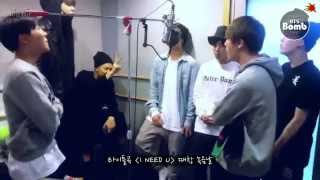 BANGTAN BOMB Recording I NEED U chorus in BTS choir  BTS 방탄소년단 [upl. by Bruckner569]