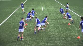 Gaelic Football Kickpass drill 1 [upl. by Anna-Maria278]