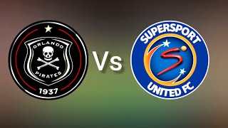 Orlando Pirates Vs Supersport United Live Match Today Match today Live football match todayLive 2024 [upl. by Attenehs]