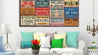 What To Do With Old License Plates  Old License Plates easy DIY projects [upl. by Diana293]