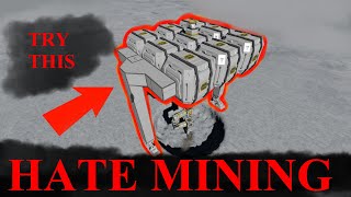 Space Engineers  Drop Ship Mining rig CHEAP and portable NO SCRIPTS [upl. by Bucella]