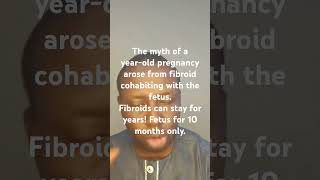 Fibroids with pregnancy is what created the myth of pregnancy lasting for 1 year or more [upl. by Teena]