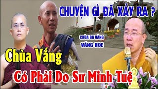 Vì Sao Nhiều Chùa Chiền Vắng Vẻ Thầy Thích Minh Tuệ có Tác Động Thế nào Đến Phật Tử Việt Nam [upl. by Sanjay]