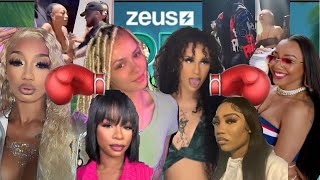 BADDIES ÄUDITION FÍGHTS Slim RÍPS WetWets WIG OFF Ahna BËAT DJ SKY UP ET BLASTS Amber Ali [upl. by Krisha142]