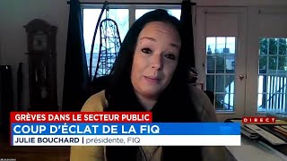 «François Legault fait de la désinformation» dit la présidente de la FIQ  Entrevue [upl. by Jerrold]