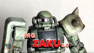 MG Zaku 20 Gundam Review [upl. by Anauqal]