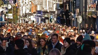 Christmas Vibes in Dublin Ireland 2022 [upl. by Nyllek382]