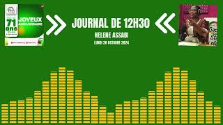 JOURNAL DE 12H30 Héléne ASSABI 28 10 24 [upl. by Jillana]