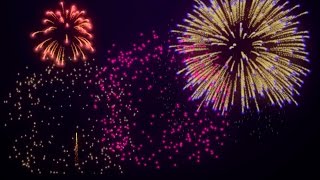 Free Fireworks Background Loop for New Years 4th of July [upl. by Arsuy]