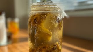 HOW TO MAKE TEPACHE Fermented pineapple drink [upl. by Novad]