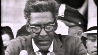 Bayard Rustin speaking at the March on Washington [upl. by Dine]