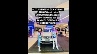 SUZUKI ERTIGA GLX HYBRID 2024 MODEL SILKY SILVER METALLIC COLOR rammelgonzales ertigahybrid2024 [upl. by Haizek]