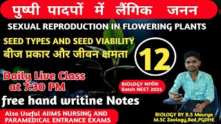 SEEDS AND SEED TYPES  ALBUMINOUS OR ENDOESPERMIC SEEDS  NON ALBUMINOUS OR NON ENDOSPERMIC SEEDS [upl. by Airot]