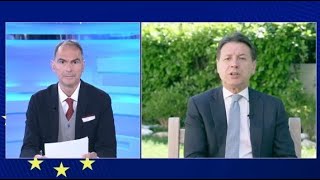 Italia Europa Le interviste del Corriere ai leader Giuseppe Conte Movimento 5 Stelle [upl. by Nairda545]